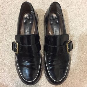 MARNI Patent Leather Round-Toe Loafers - women size 38
